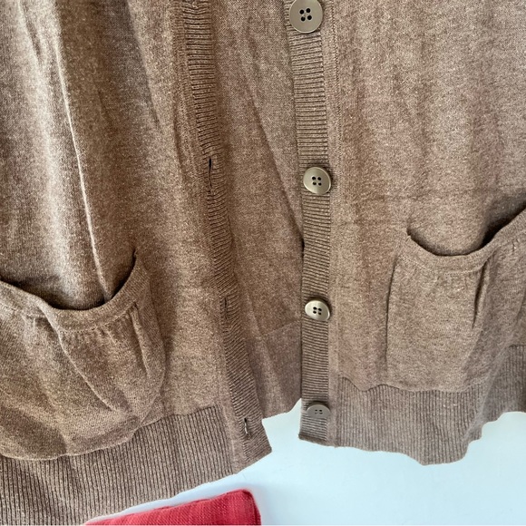 Loft cardigan, tan brown color - Picture 3 of 5